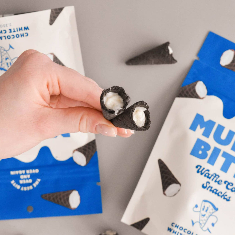 Muddy Bites - Cookies 'n Cream Waffle Cone Snacks