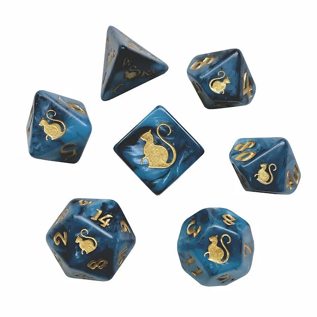 Kitty-Clacks Dice Set - Bast