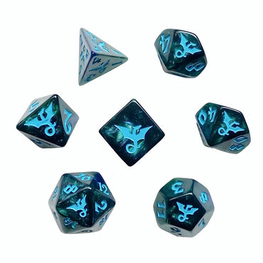 RPG Dice Set - Sea Dragon