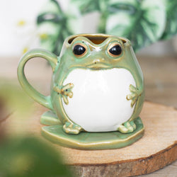 Shaped Mug - Frog and Lily Pad