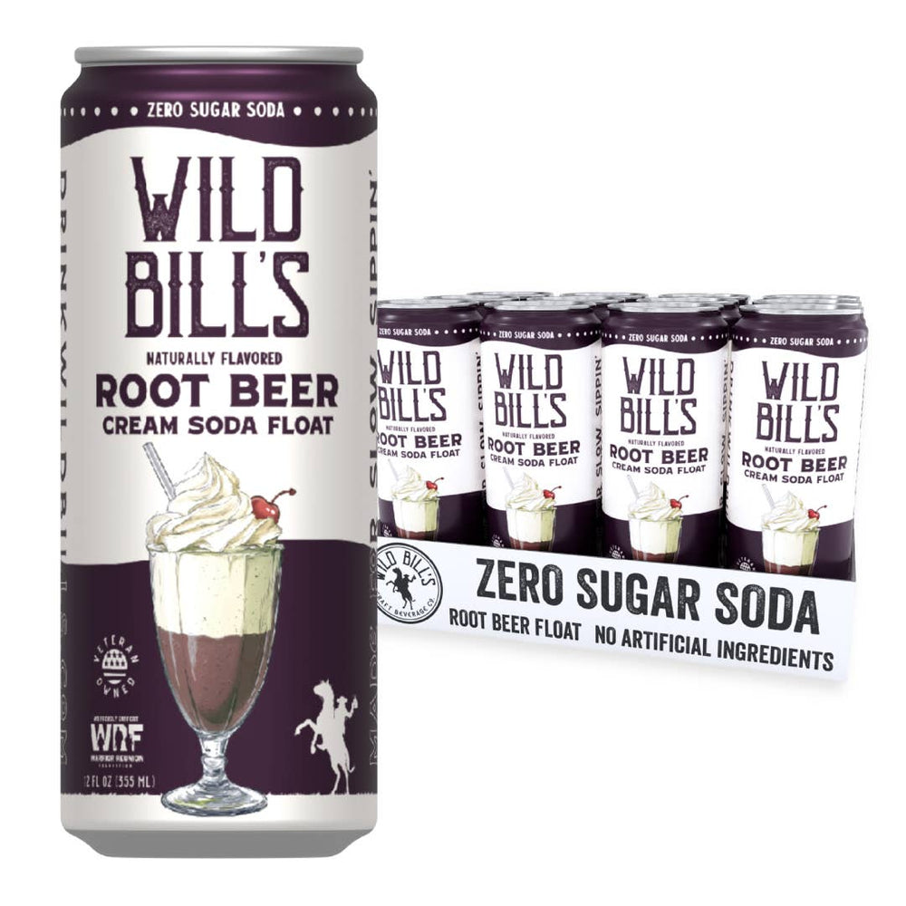 Zero Sugar Craft Soda - Root Beer Cream Soda Float