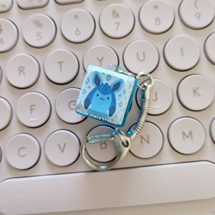 Fidget Keycap Keychain - Glace