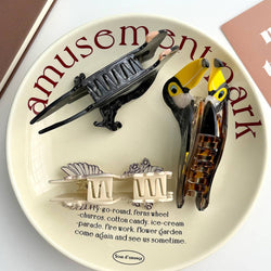 Hair Clip - Crow