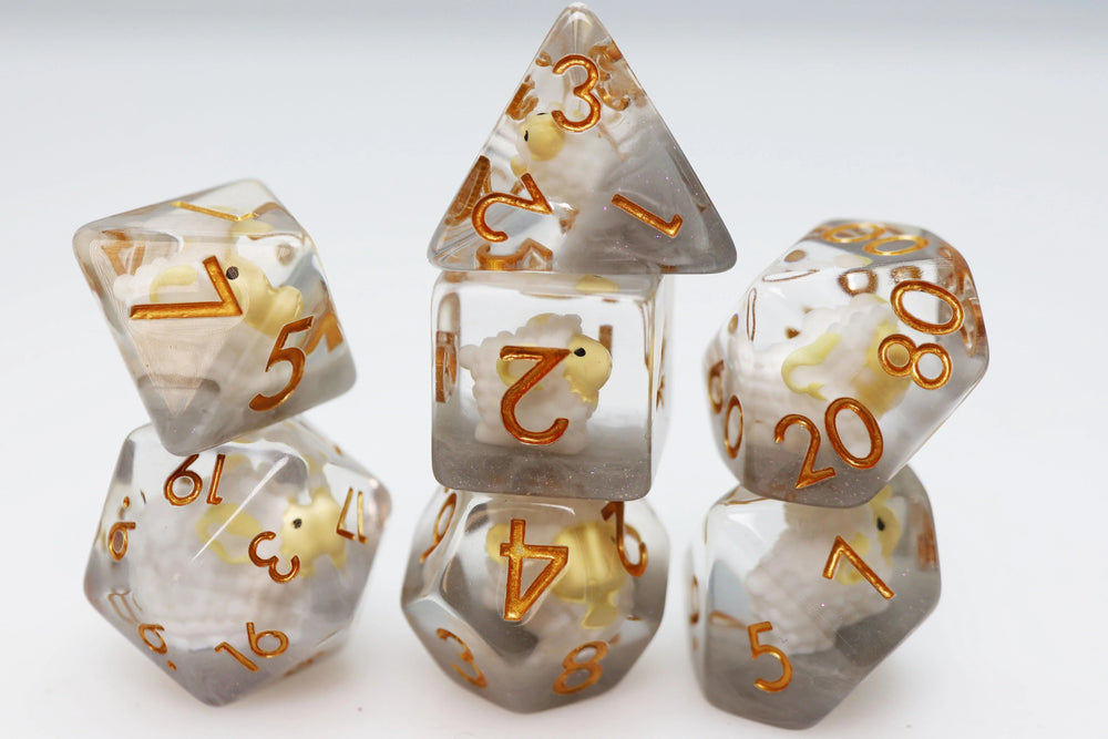 RPG Dice Set - Golden Fleece