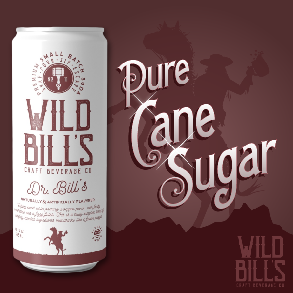 Cane Sugar Craft Soda - Dr. Bill's