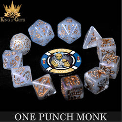 King of Crits Dice Set - One Punch Monk (11-Piece)