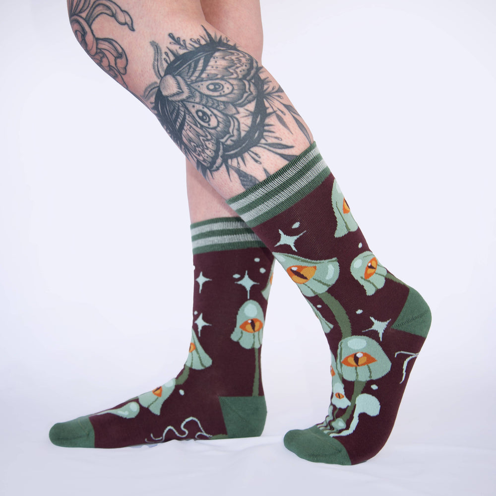 Crew Socks - Mystic Mushrooms