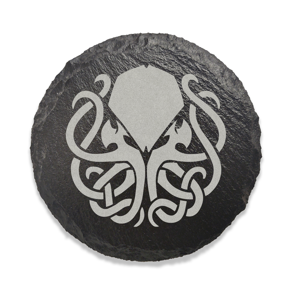Slate Mythical Beast Coaster - Hippocampus