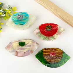 Hair Clip - Blue Pupil