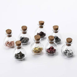 Mini Metal RPG Dice Set - Unseelie Bottle (Rose Gold)