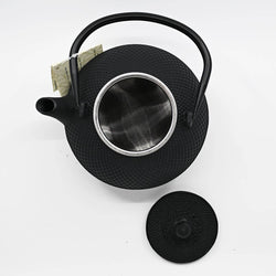 Tea Kettle - Black Hobnail