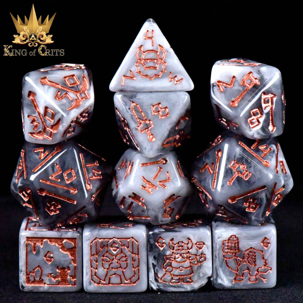 King of Crits Dice Set - Dwarven Dynasty (11-Piece)