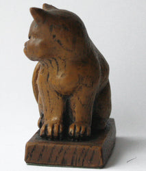 Reproduction Medieval Carving - Sad Old Church Cat