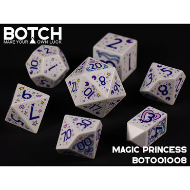 7-Die Set Botch Dice: Magic Princess