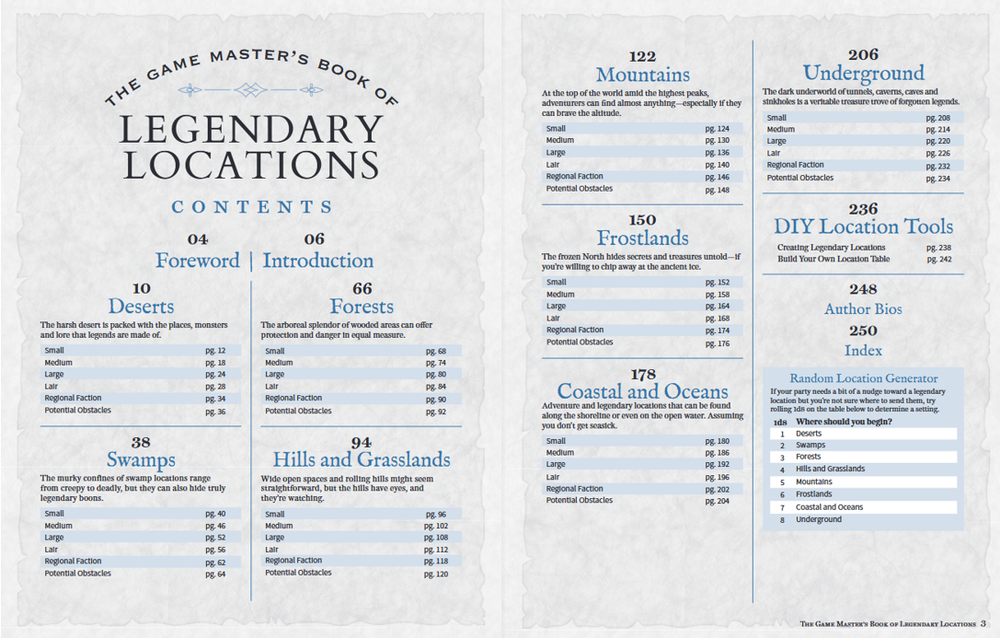 The Game Master's Book of Legendary Locations