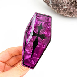 Hair Clip - Vampire Coffin