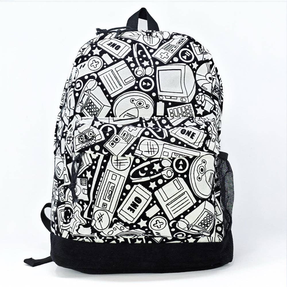 Color Your Own - Backpack (Retro Tech)