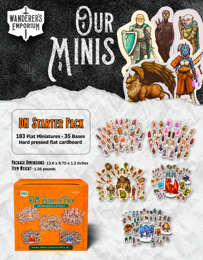 Wanderer's Emporium Minis - DM Starter Pack