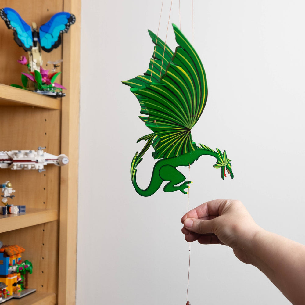 Flying Mobile - Green Dragon
