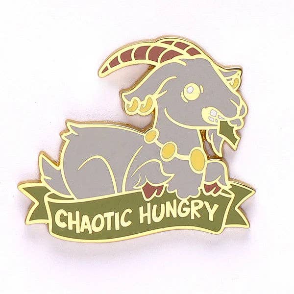 Enamel Pin - Chaotic Hungry Goat