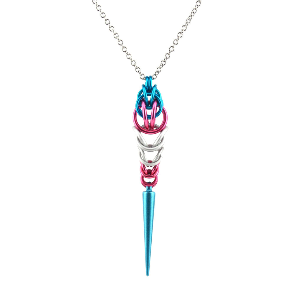 Pridemaille Spike Pendant - Transgender