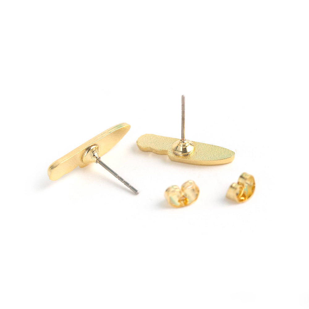 Enamel Earrings - Knife
