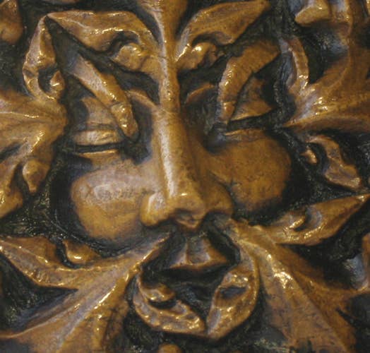 Reproduction Medieval Carving - Pagan Green Man I