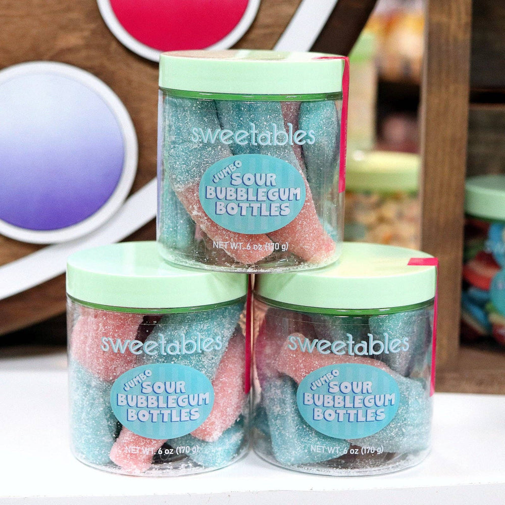 Jumbo Sour Bubble Gum Bottles