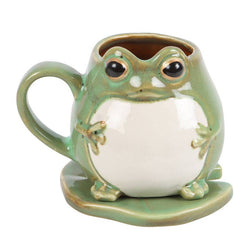 Shaped Mug - Frog and Lily Pad