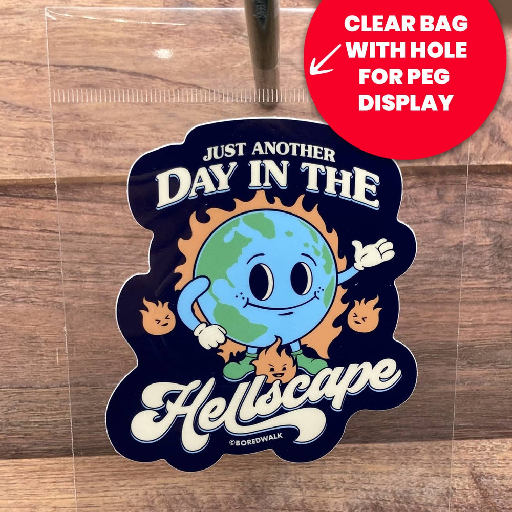 Vinyl Sticker - Just Another Day In The Hellscape