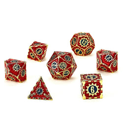 Metal RPG Dice Set - Cogcraft Casino