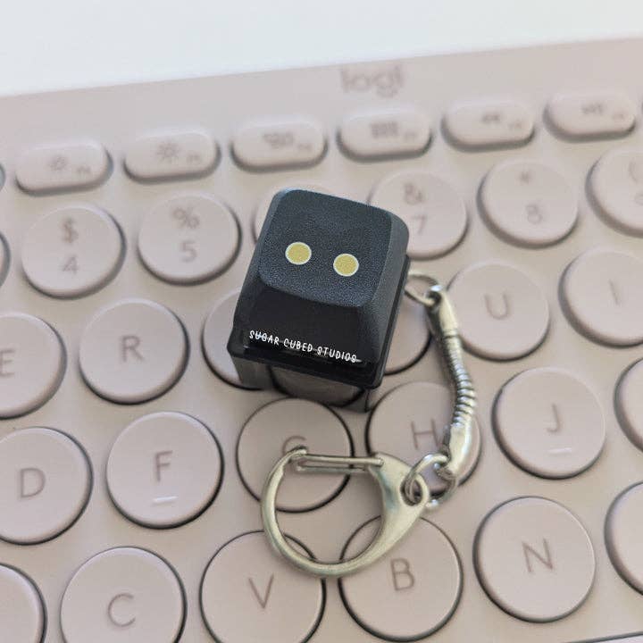 Fidget Keycap Keychain - Void Cat