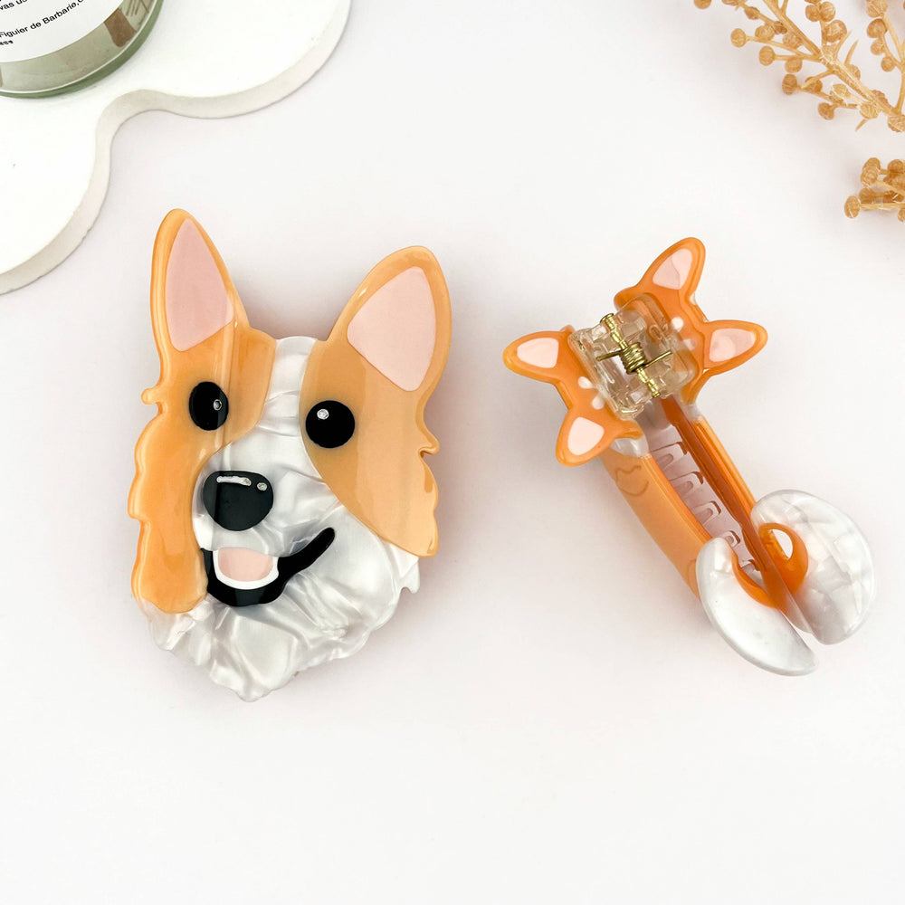 Hair Clip - Corgi