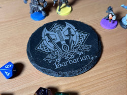 Slate D&D Class Coaster - Bard