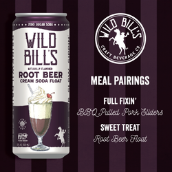 Zero Sugar Craft Soda - Root Beer Cream Soda Float