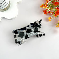 Hair Clip - Cow