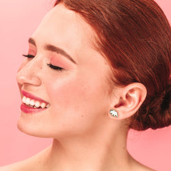 Enamel Earrings - Dino Cookie II