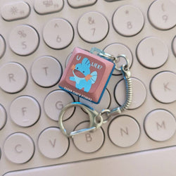 Fidget Keycap Keychain - U liek Mudkipster?