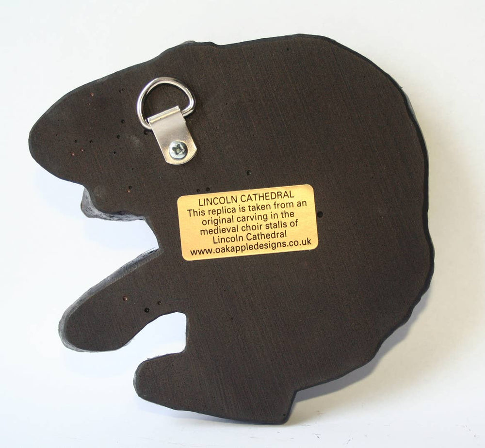 Reproduction Medieval Carving - Bear with a Sore Head
