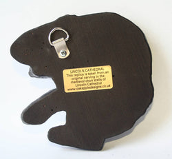 Reproduction Medieval Carving - Bear with a Sore Head