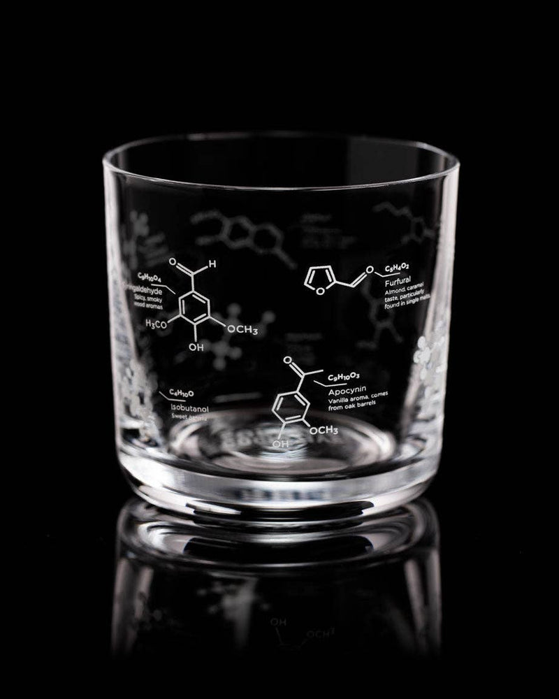 Drinking Glass - Chemistry of Whiskey (Case of 4)