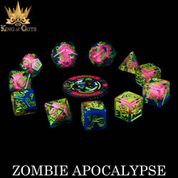 King of Crits Dice Set - Zombie Apocalypse (11-Piece)