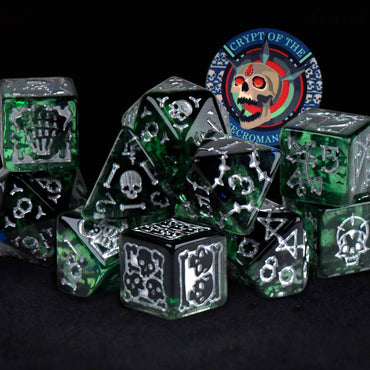 King of Crits Dice Set - Crypt of the Necromancer (11-Piece)