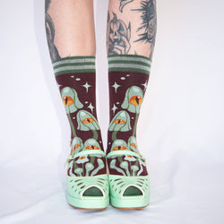 Crew Socks - Mystic Mushrooms