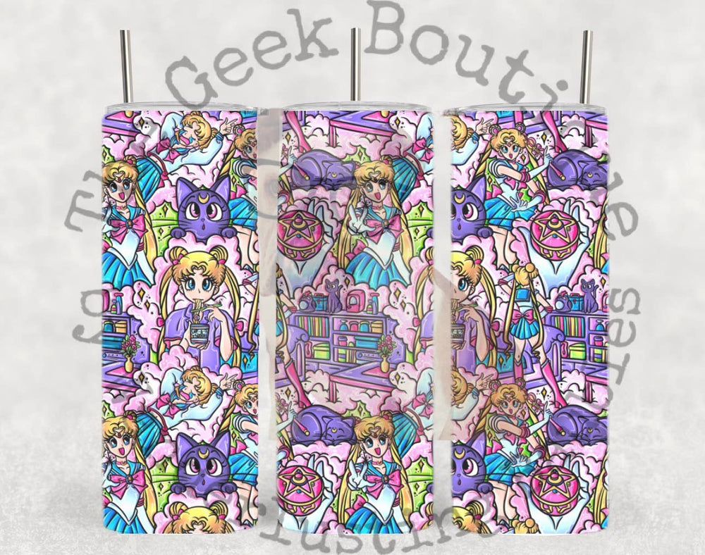 Insulated Tumbler - Sailor Moon Doodle