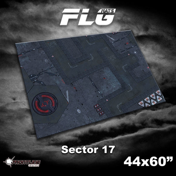 Gaming Mat - Sector 17 (44" x 60")