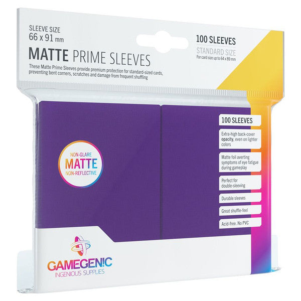Prime Sleeves - Matte Purple (100)