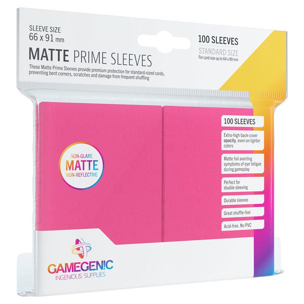 Prime Sleeves - Matte Pink (100)
