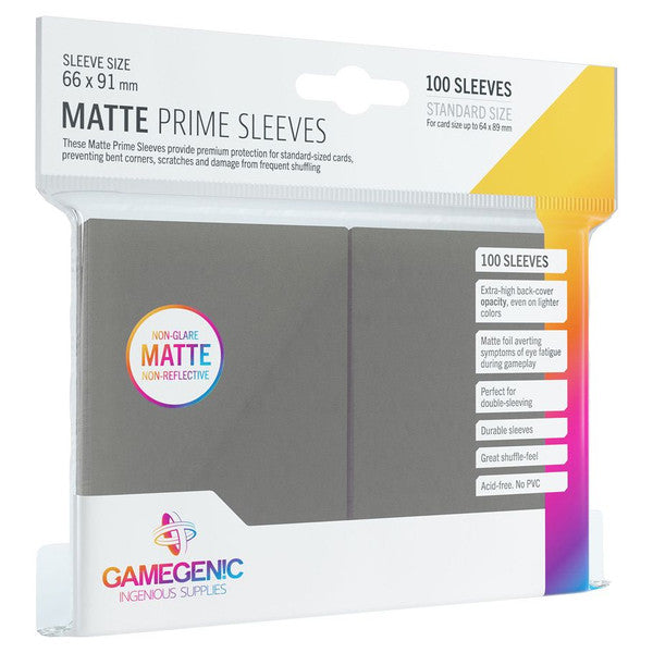 Prime Sleeves - Matte Gray (100)