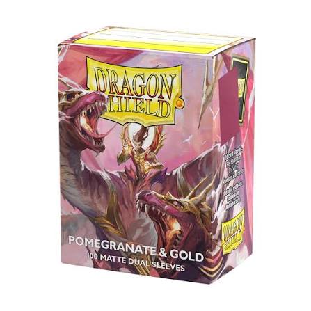 Dragon Shield Sleeves - Matte Dual Anniversary Red/Gold